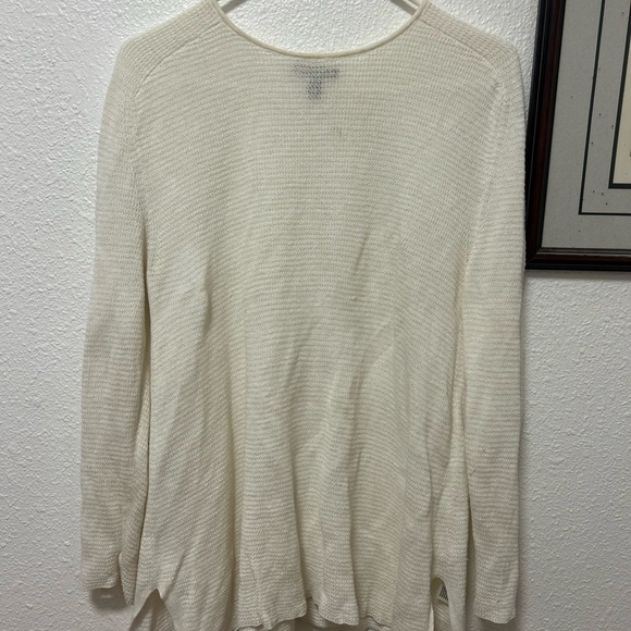 Eileen Fischer Womens Crew Neck organic Linen small - Picture 6 of 11